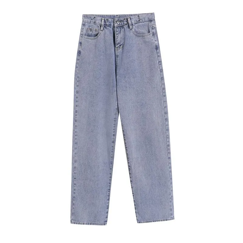 90S Aesthetic Blue Washed Oversize Baggy Jeans