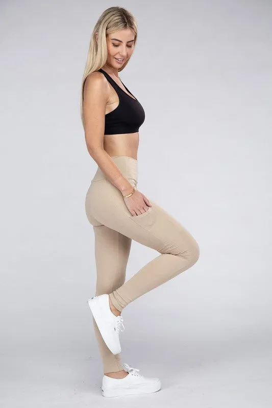 Active Leggings Featuring Concealed Pockets