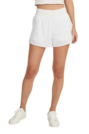 Asymmetrical Short, White