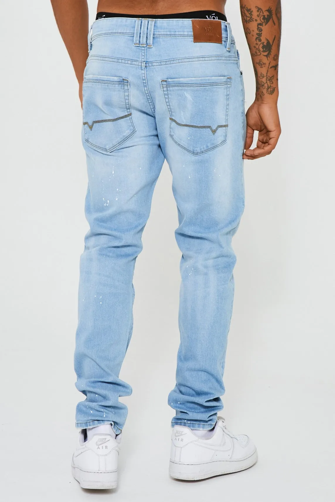 Bardsley Tapered Jean - Ice Blue