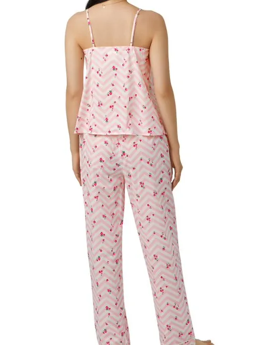 Bedhead Josephine Woven Cotton Poplin Tank and Pant Set