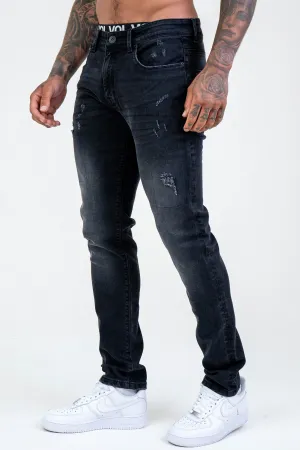 Belmont Tapered Jeans - Black