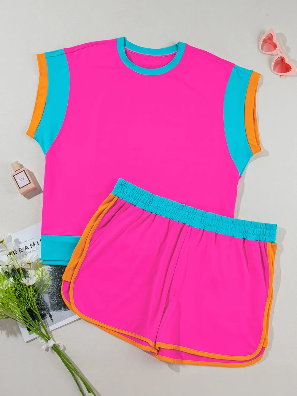 Bold Colorblock Activewear Set