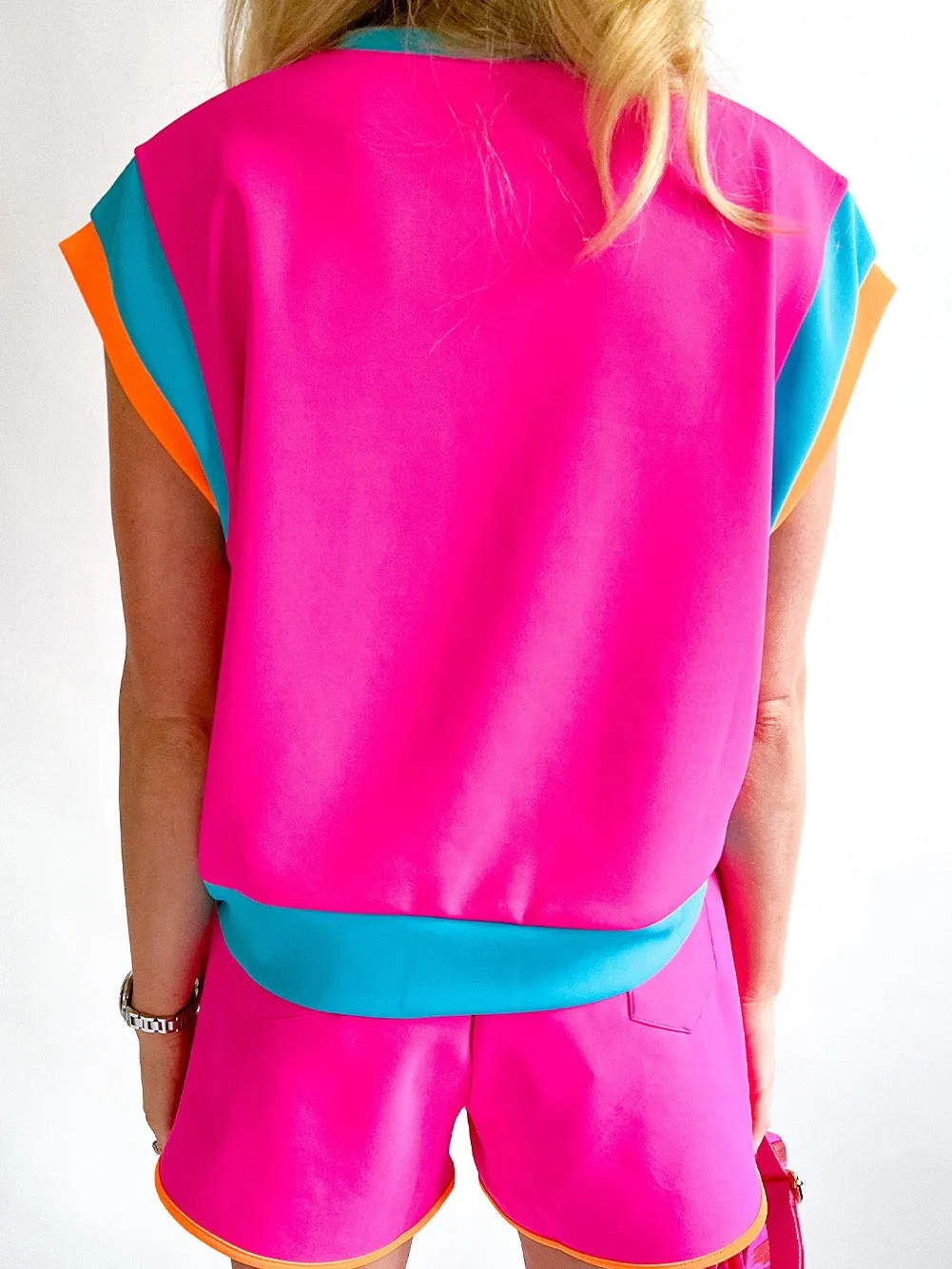 Bold Colorblock Activewear Set