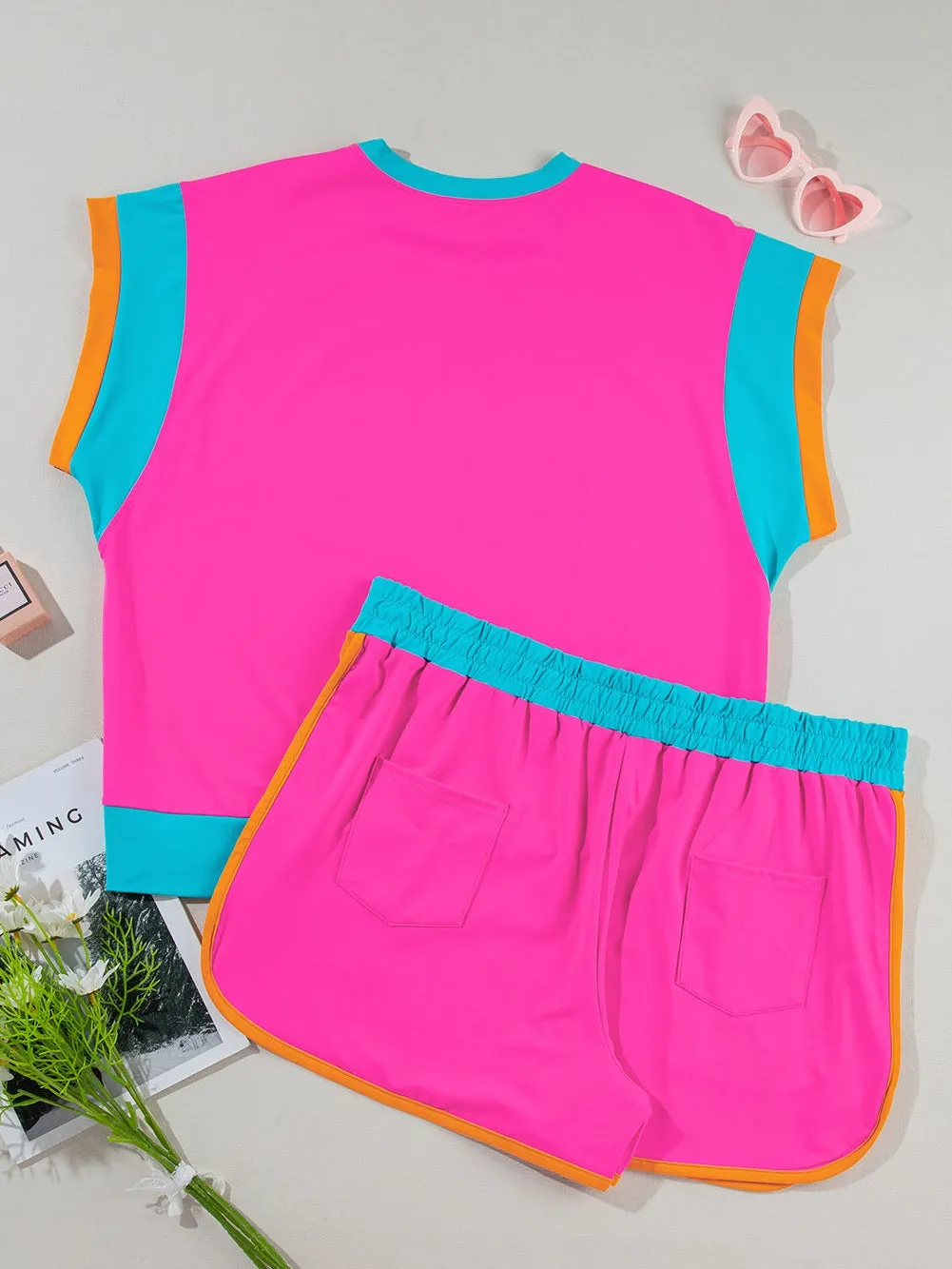 Bold Colorblock Activewear Set