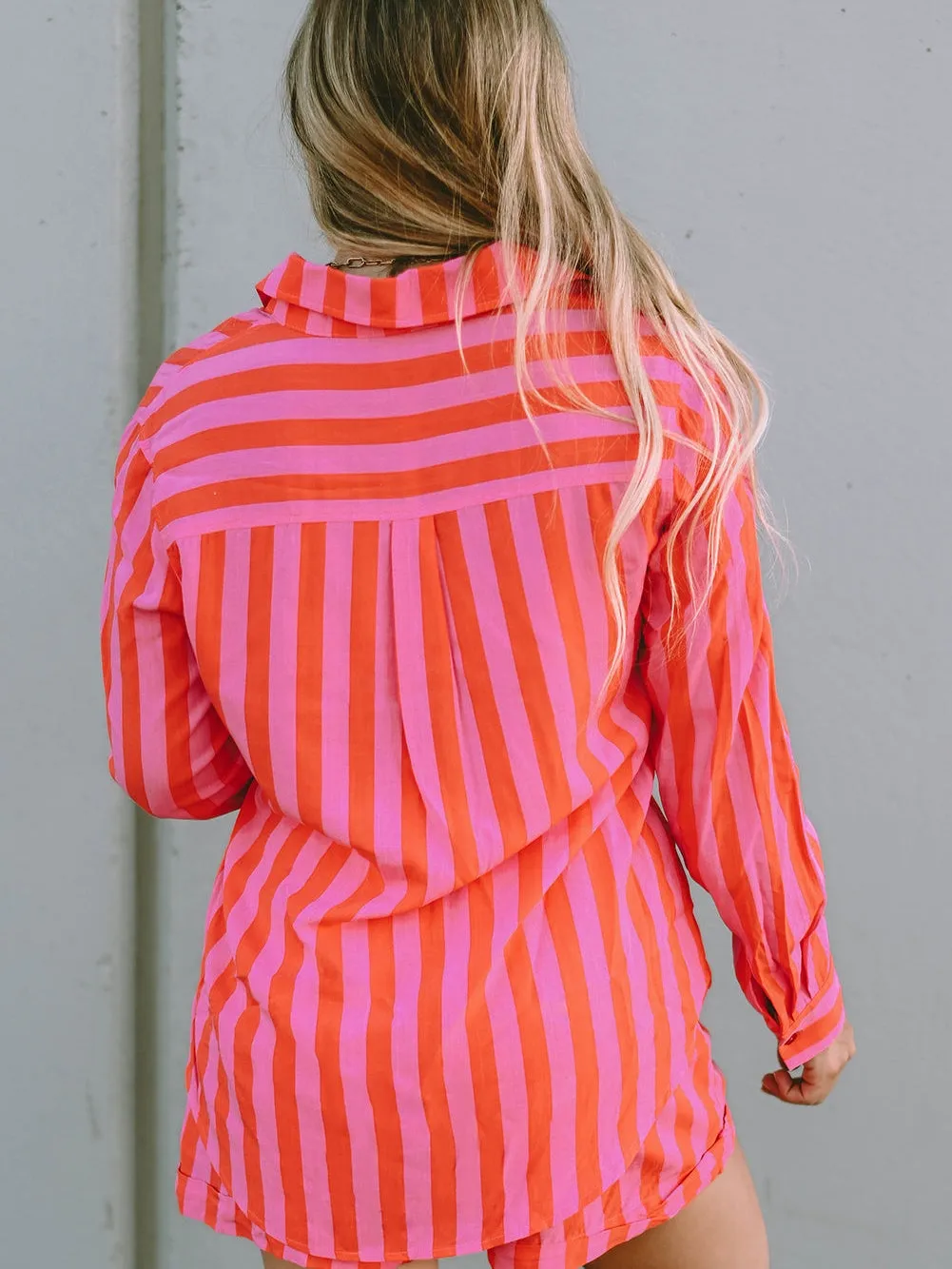 Bold Stripe Loungewear Set