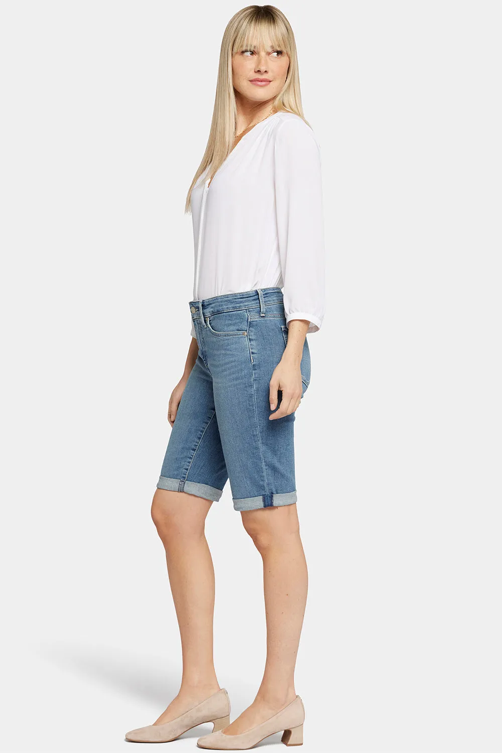 Briella 11 Inch Denim Shorts - Heyburn Wash