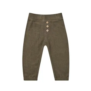 Button Jogger Pant, Army