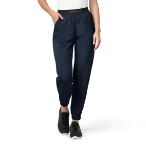 Carhartt Force Liberty Women's Comfort Cargo Jogger Scrub Pant - Navy