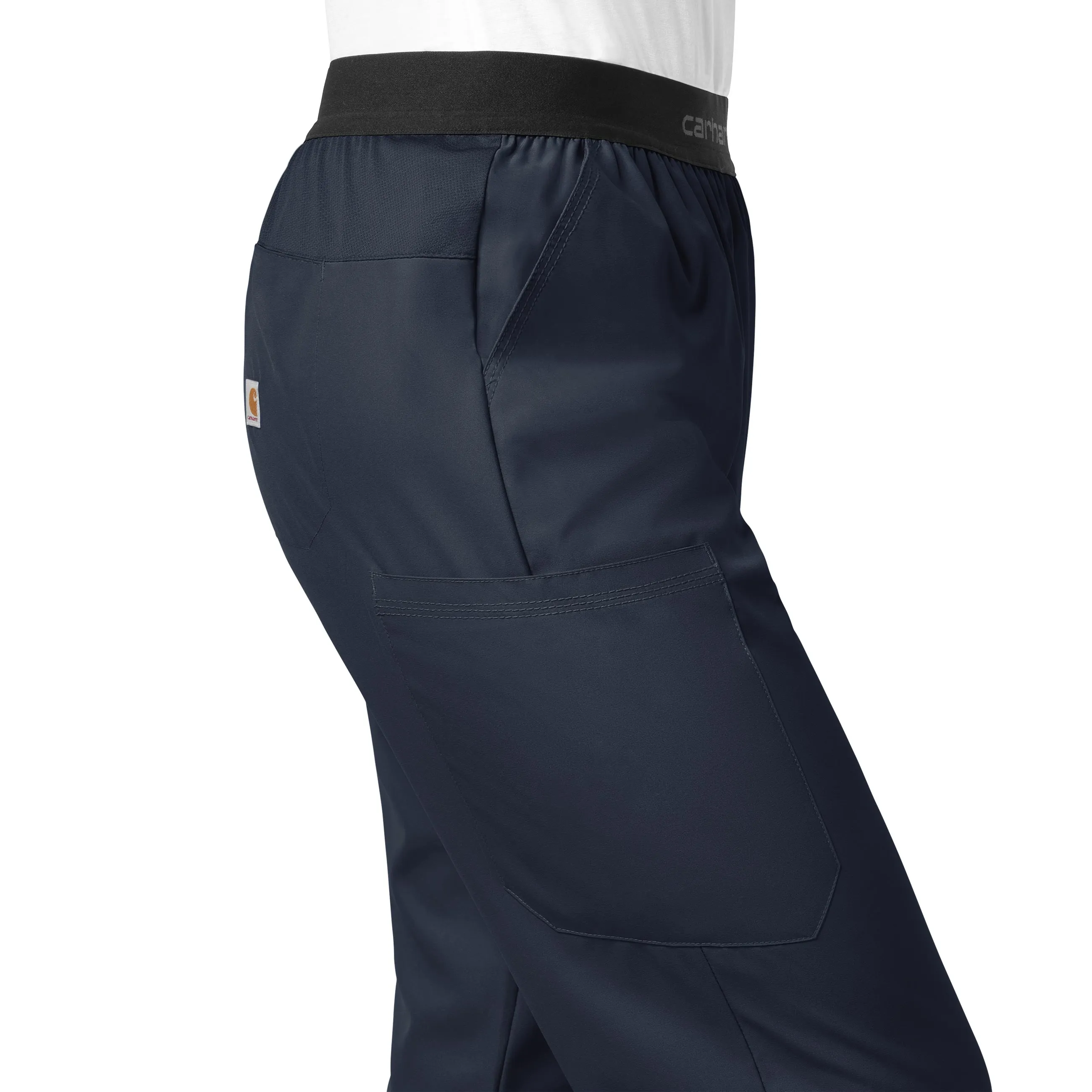 Carhartt Force Liberty Women's Comfort Cargo Jogger Scrub Pant - Navy