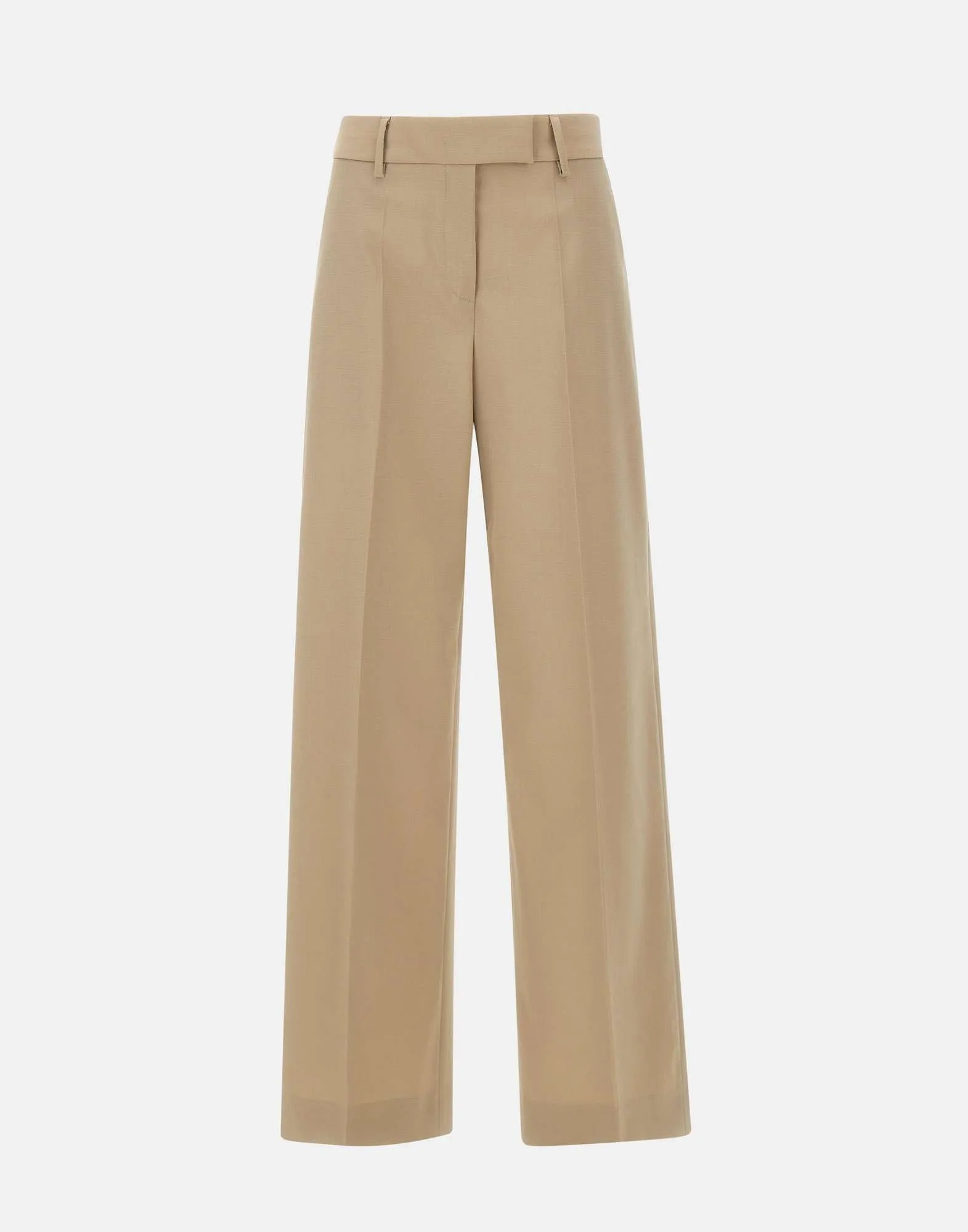 Cool Wool Wide Leg Trousers