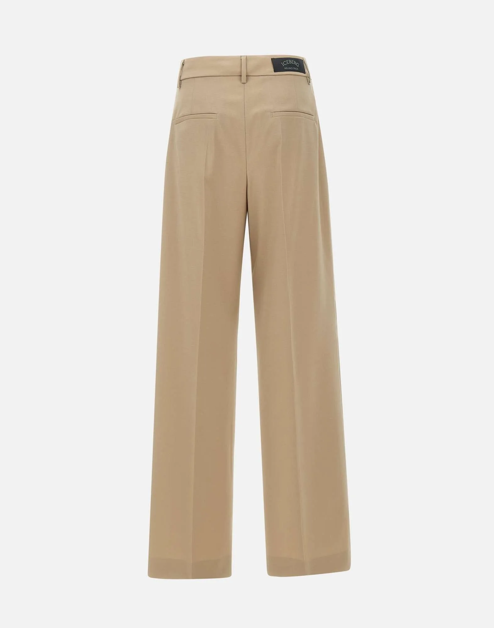 Cool Wool Wide Leg Trousers