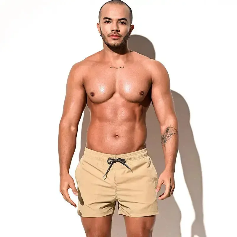 DESMIIT Men's Loose Swim Shorts Are Elastic and Comfortable