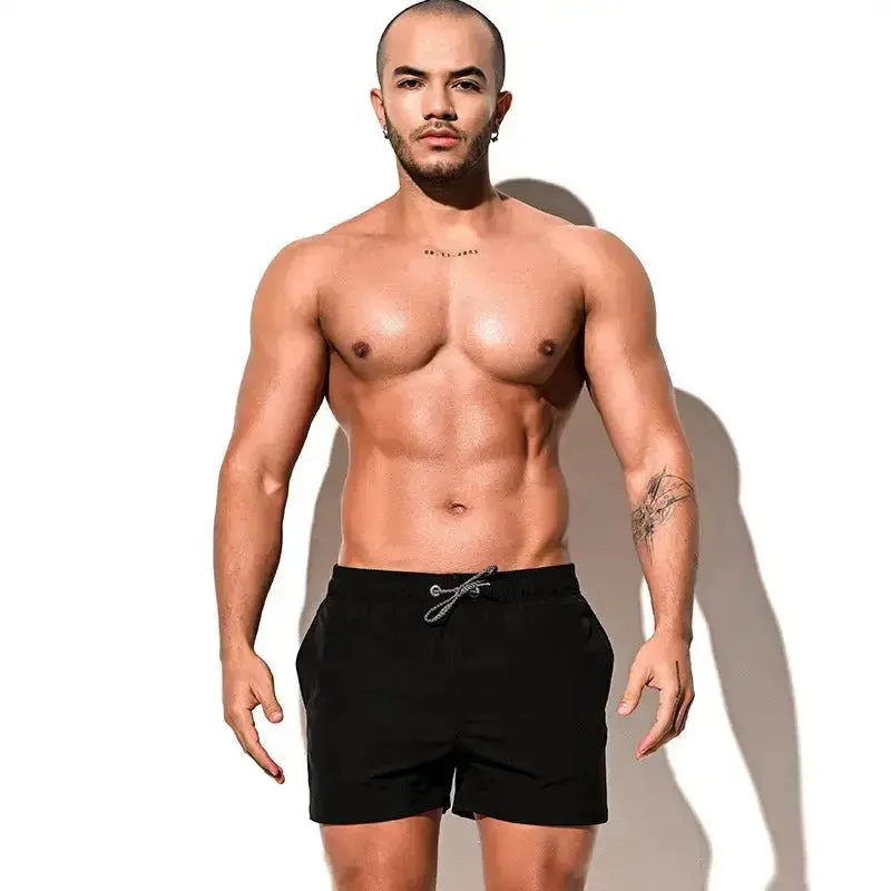 DESMIIT Men's Loose Swim Shorts Are Elastic and Comfortable