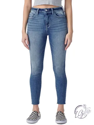 Diana High-Rise Raw Hem Skinny by Cello Jeans