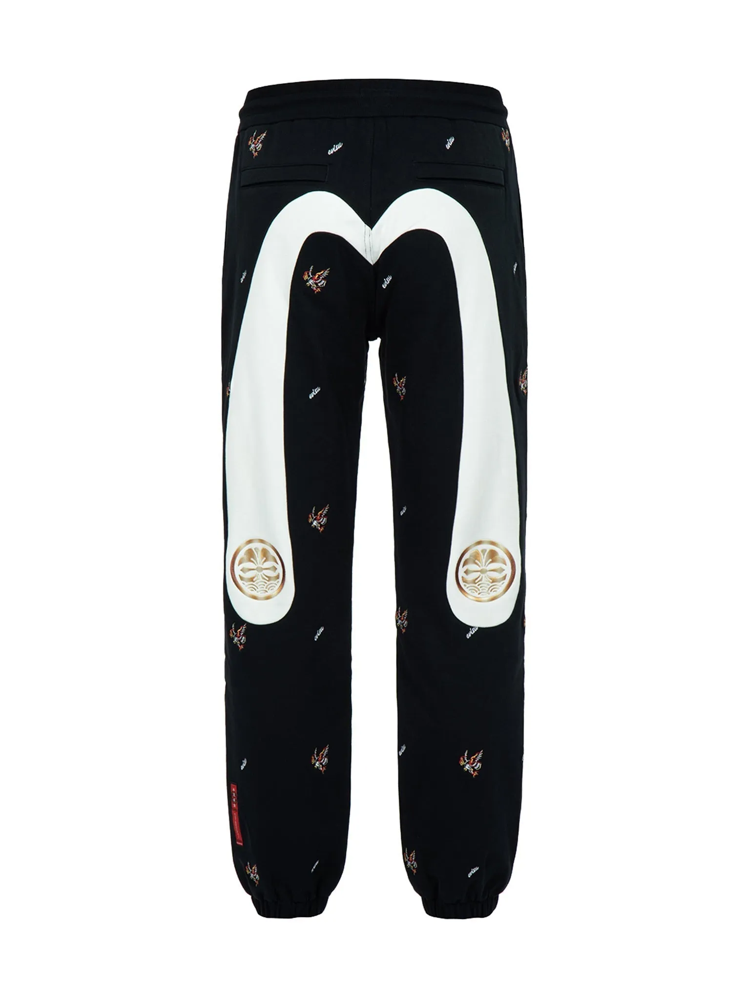 Eagle and Logo Allover Embroidery Sweatpants