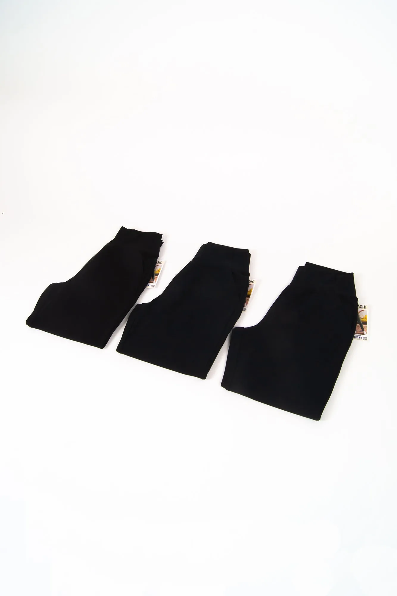 Easy Knit Jogger 3-Pack - Black