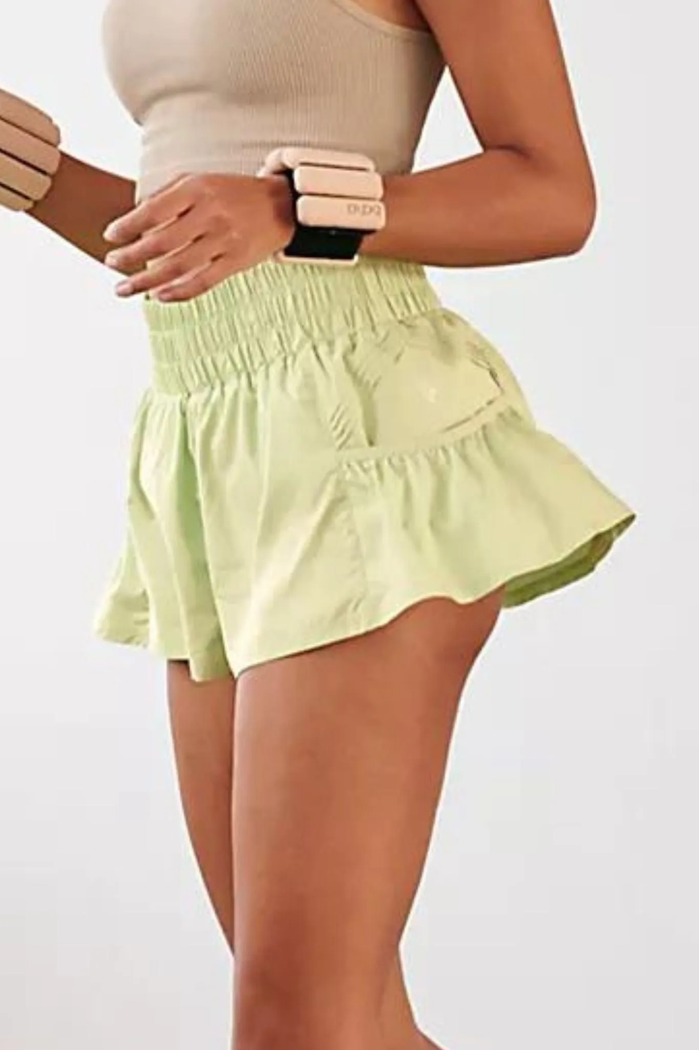 Get Your Flirt On Shorts in Pure Sunshine by: Free People