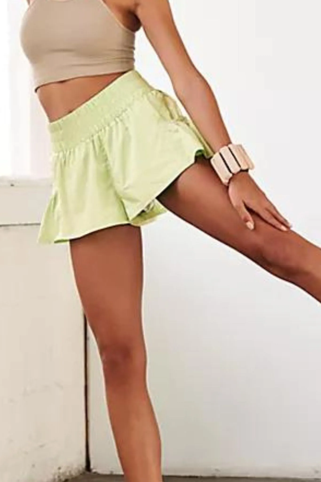 Get Your Flirt On Shorts in Pure Sunshine by: Free People