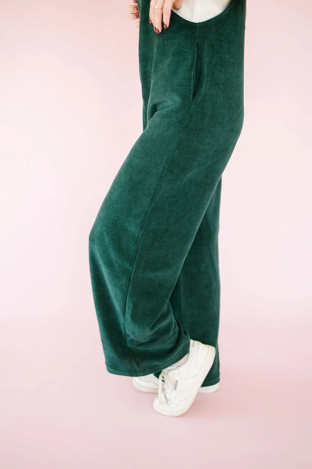 Grace Corduroy Wide Leg Overalls