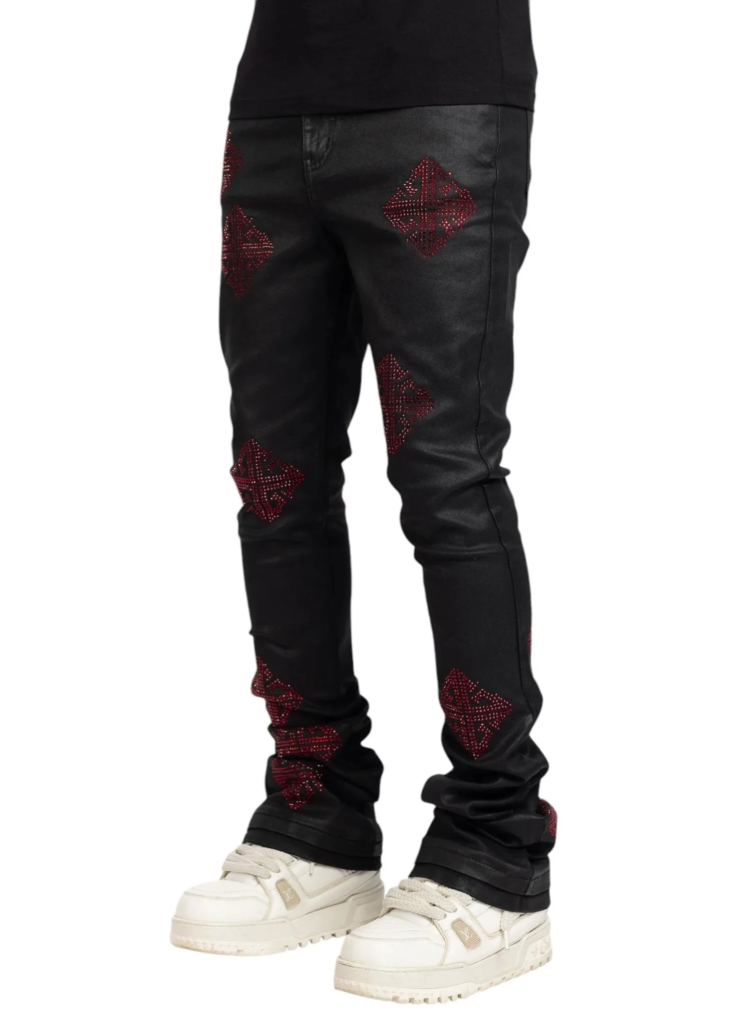 Guapi Obsidian Black Icon Embellished Denim V2