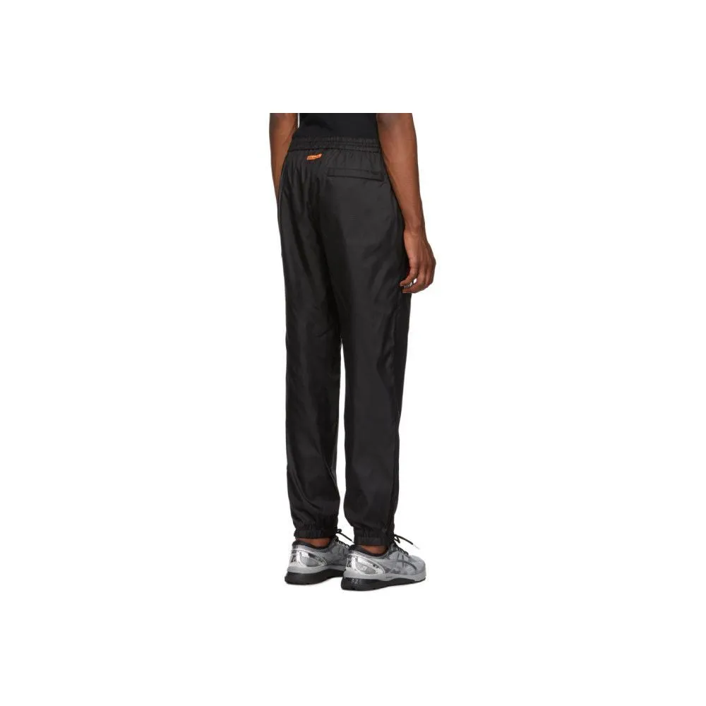 Heron Preston Elevated Casual Black Cotton Trousers