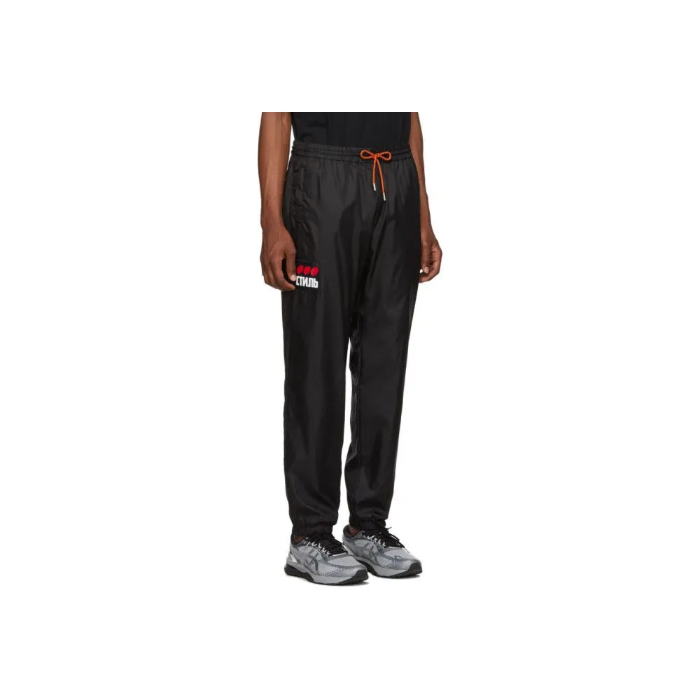 Heron Preston Elevated Casual Black Cotton Trousers