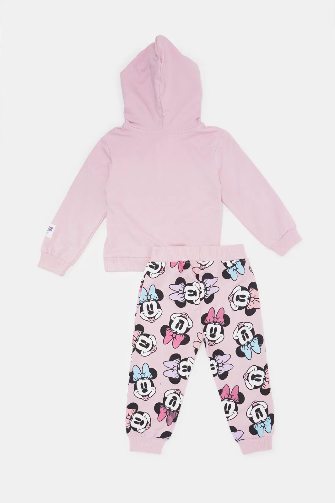 Infant Girls Pink Minnie Mouse Jogger Set (2 Piece)