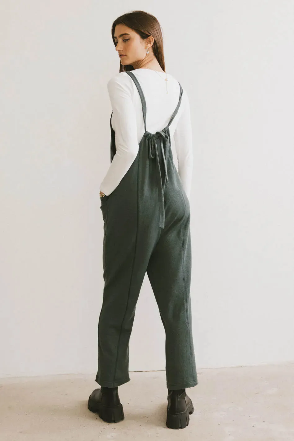 Kestrel Knit Overall in Moss