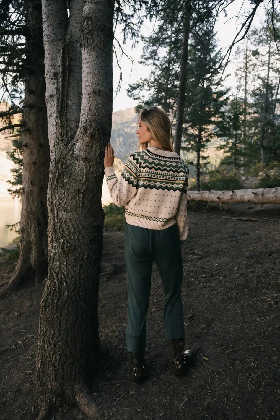 Kestrel Knit Overall in Moss