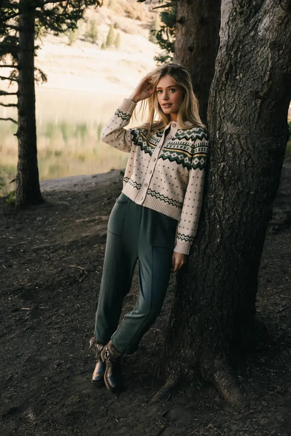 Kestrel Knit Overall in Moss