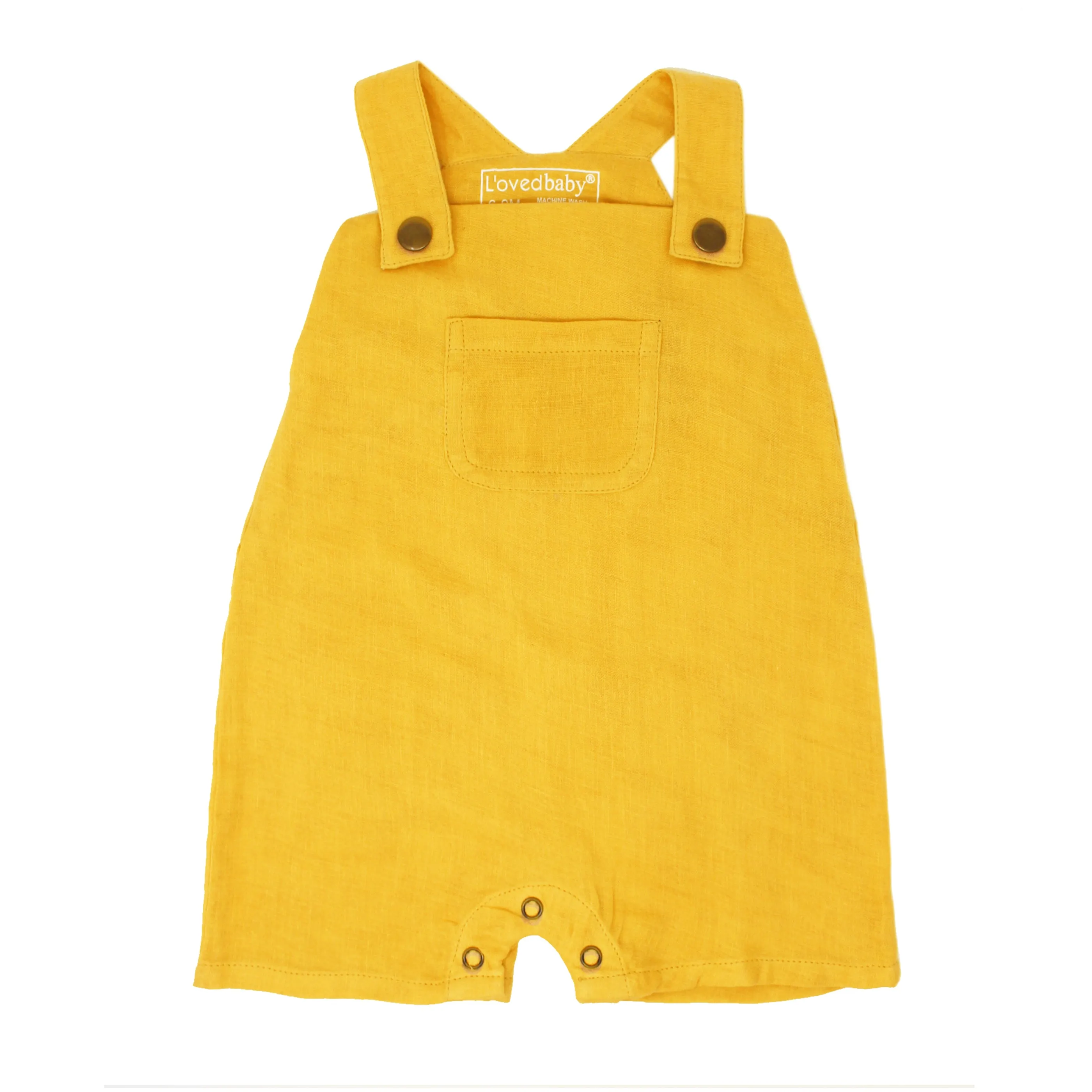 L'ovedbaby Muslin Tee, Overalls & Shorties: 6-9m