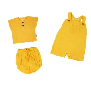 L'ovedbaby Muslin Tee, Overalls & Shorties: 6-9m