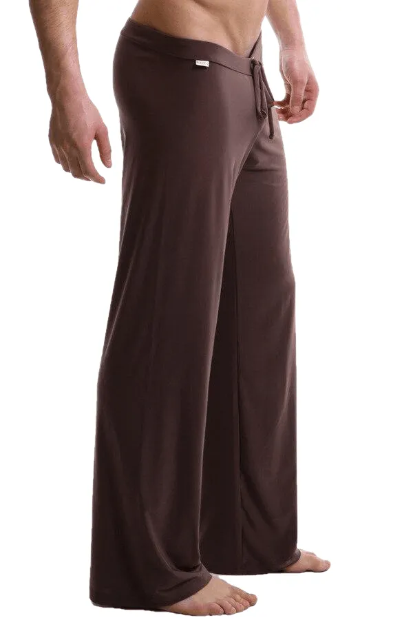 Man Long Pant Sleepwear Comfy Breathable Slip Trousers