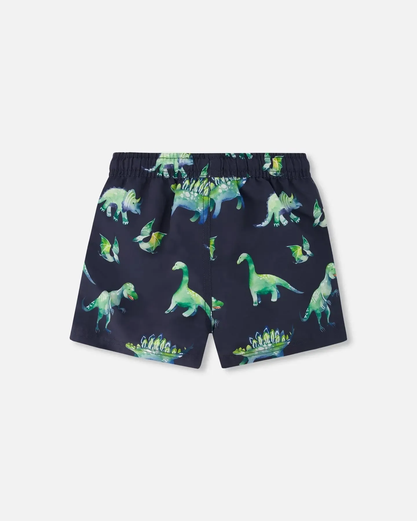 Men'S Boardshort Grey Printed Dinosaurs