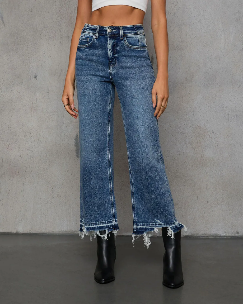 Perfect Storm High Rise Straight Leg Jeans