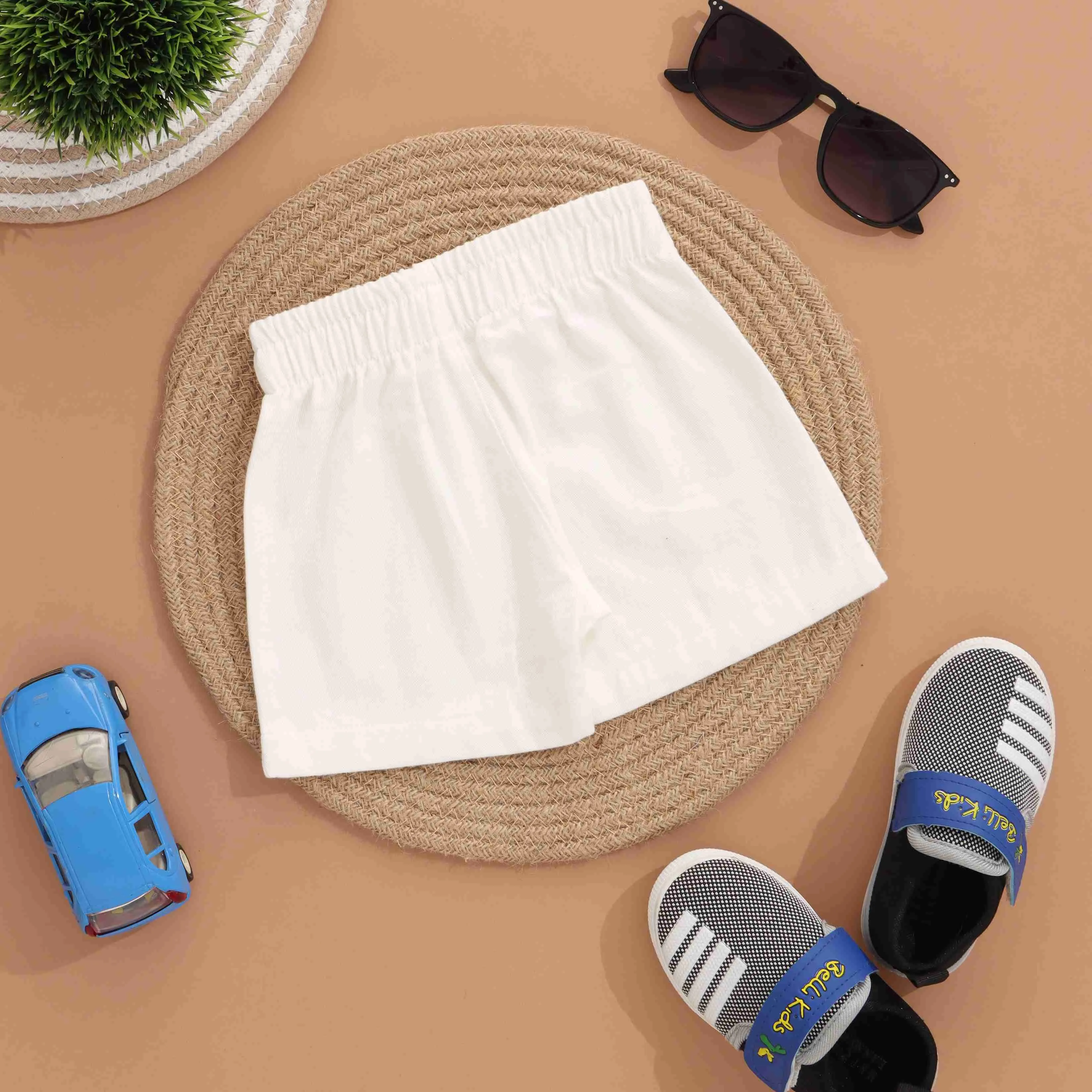 Playful Boys Comfortable Cotton Shorts - Essential Basics