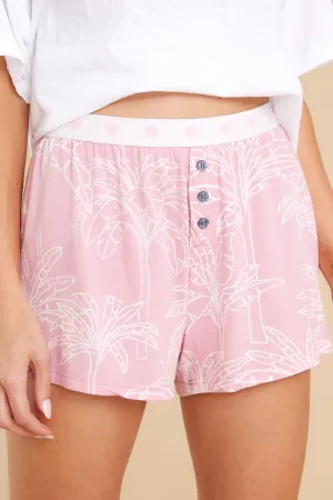 Playful Prints Lilac Rose Shorts