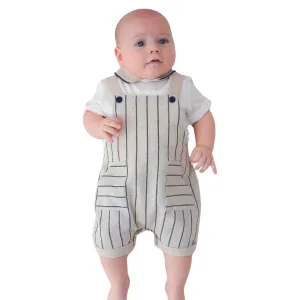 Playful Stripe Baby Boys Set