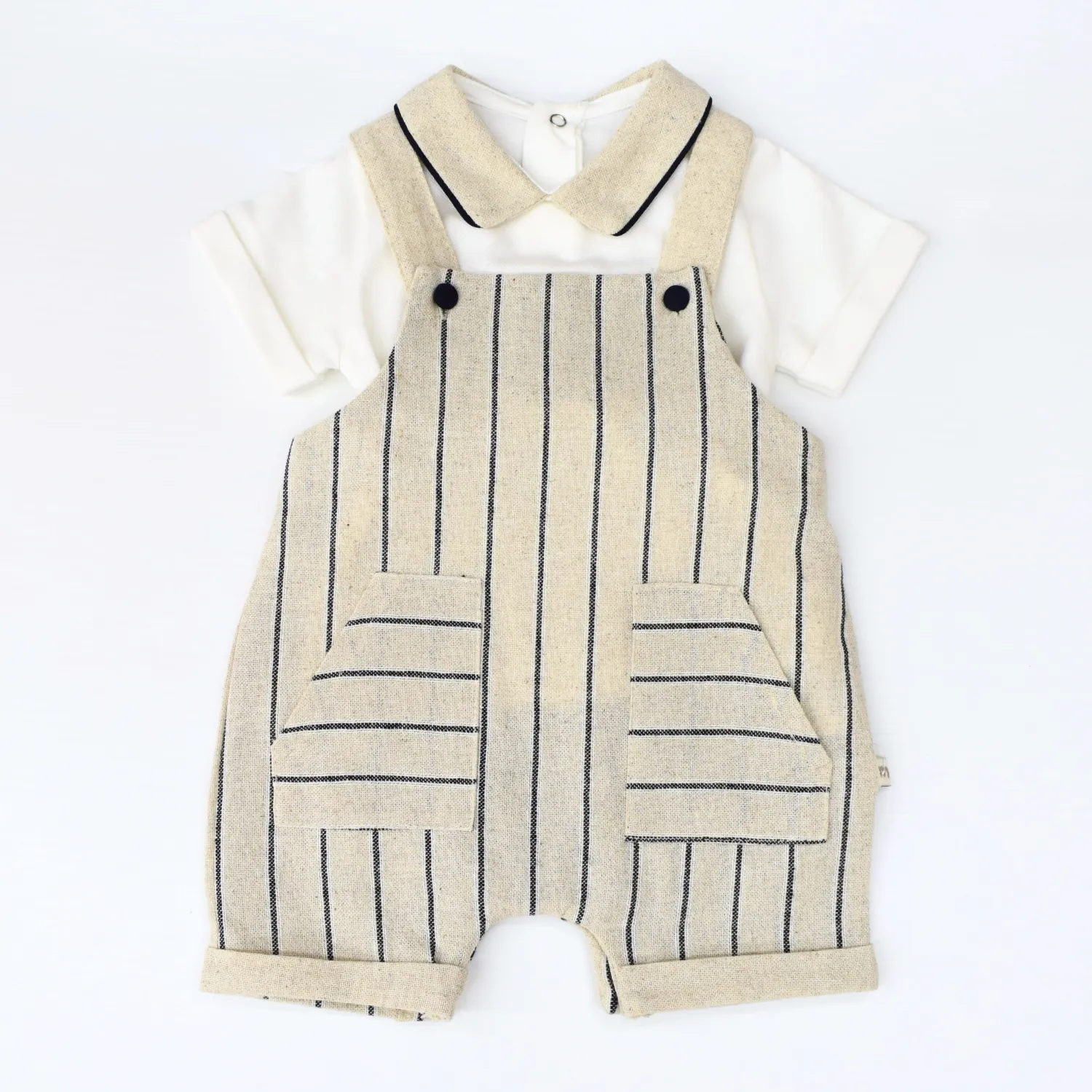 Playful Stripe Baby Boys Set