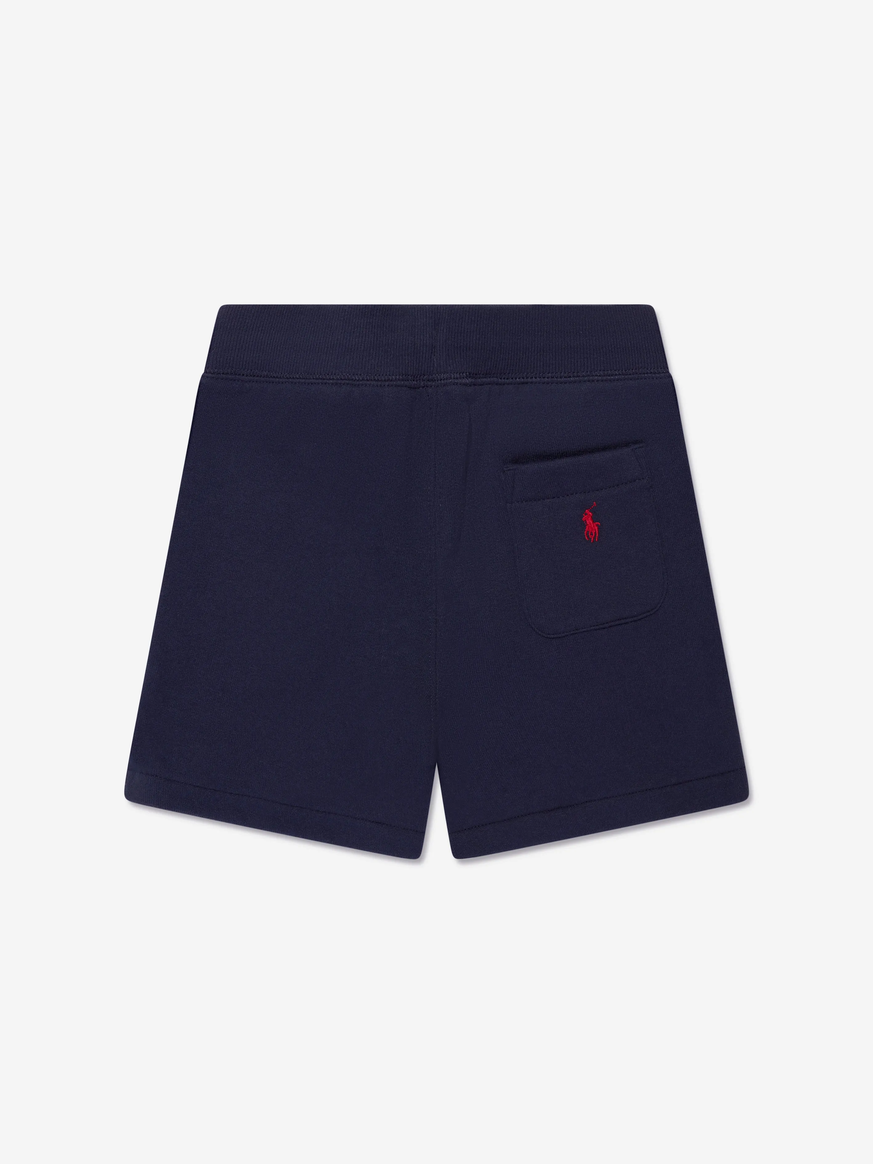 Ralph Lauren Boys Polo Logo Shorts in Navy