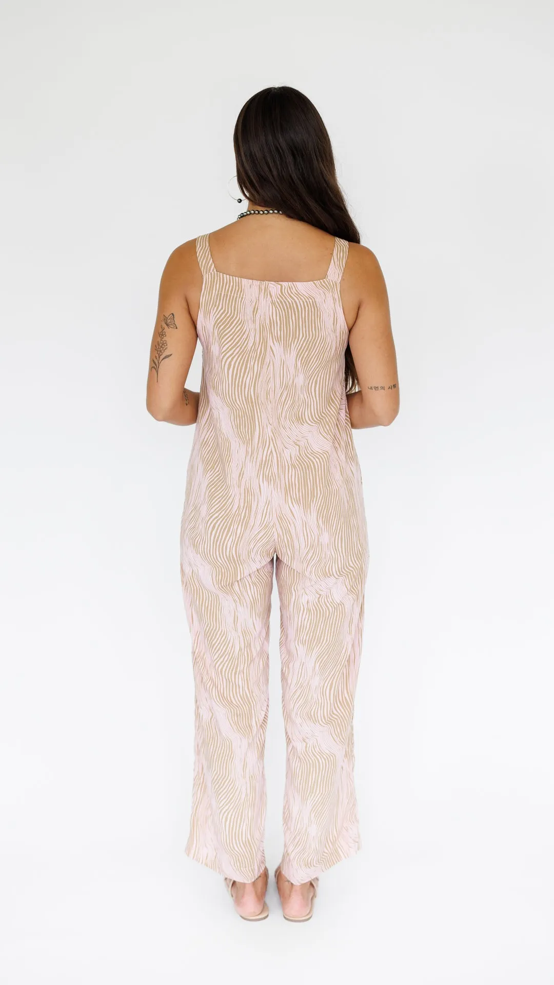 Safari Jumpsuit / Wavy Blush