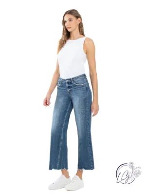 Shannon Mid-Rise Wide Leg Jeans By Vervet