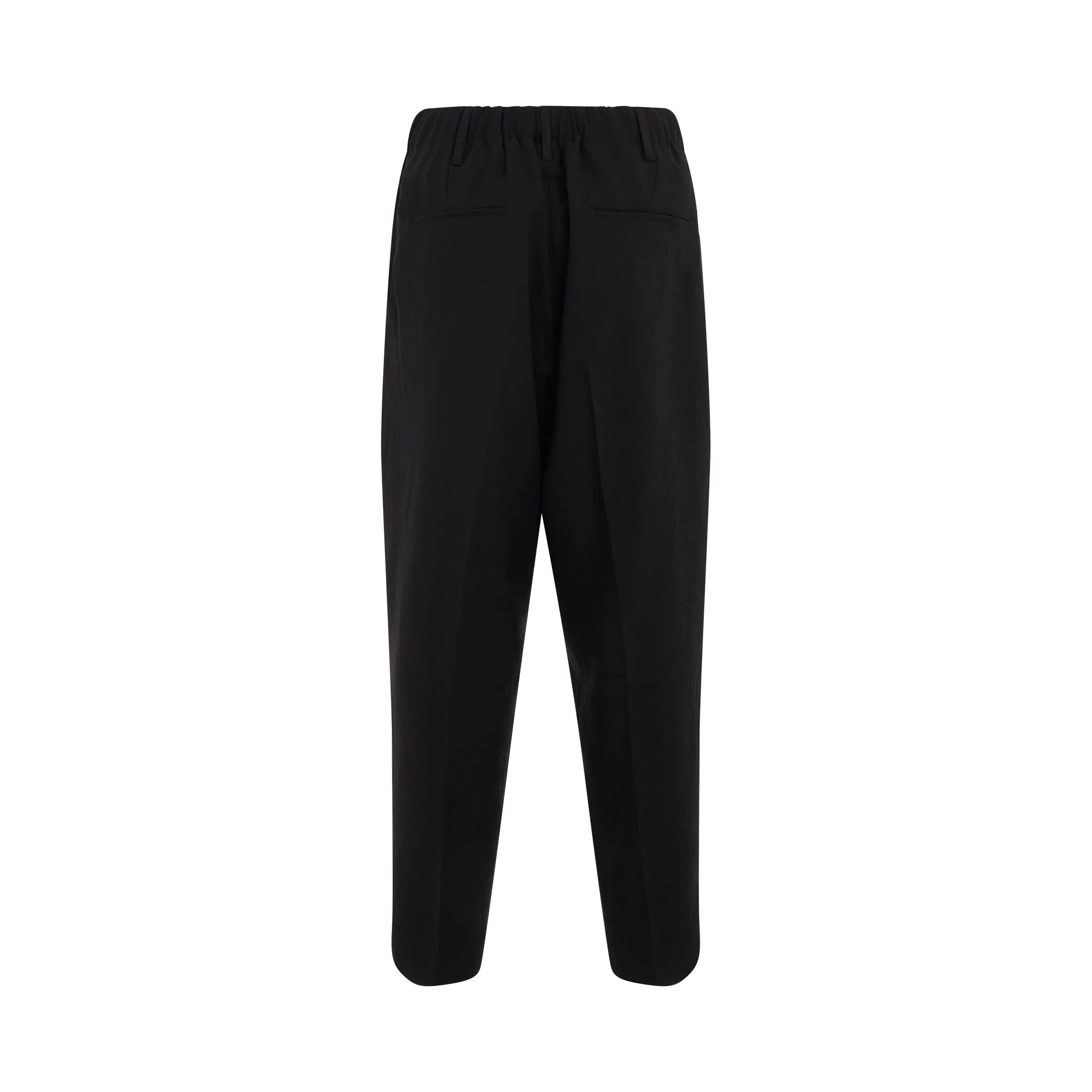 Sport Uniform Straight Leg 3 Stripes Trousers in Black