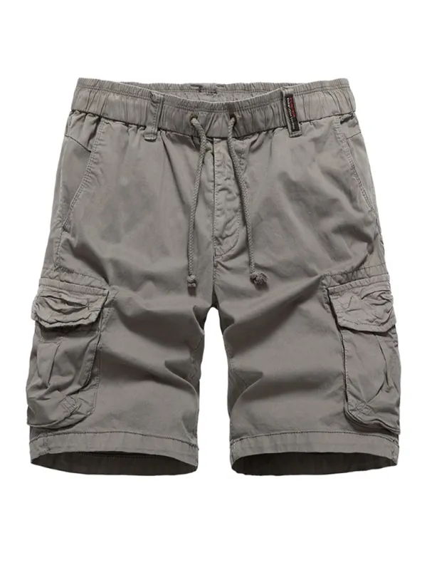 TEEK - Mens Multi-Pocket Quarter Cargo Shorts