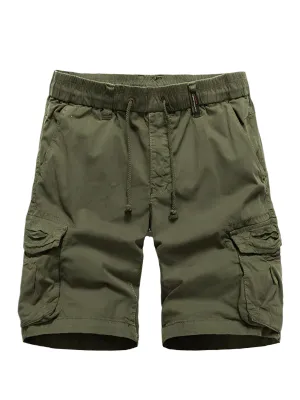 TEEK - Mens Multi-Pocket Quarter Cargo Shorts