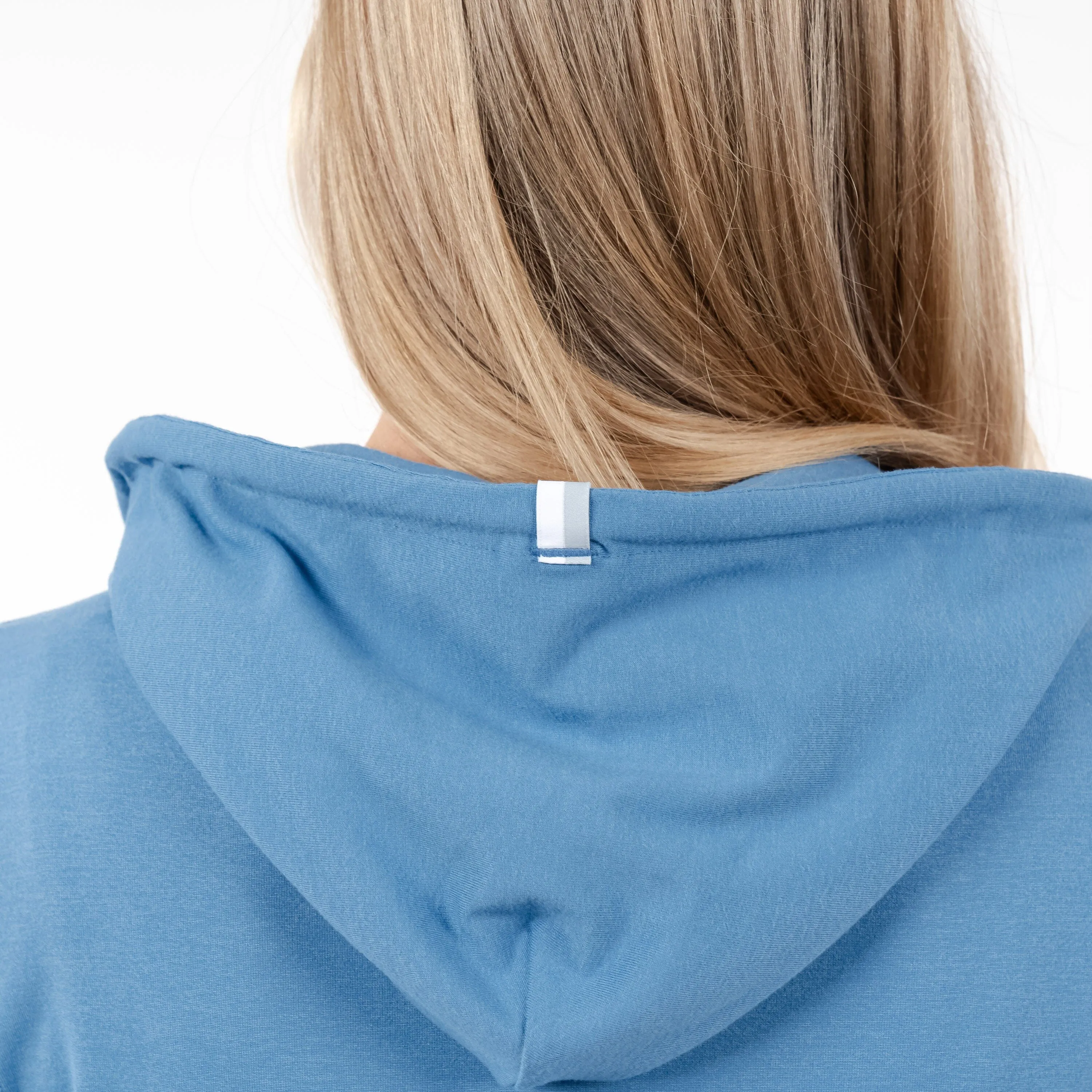 Tempo Performance Hoodie | Heather - Highcountry Blue/Ice Pick Blue