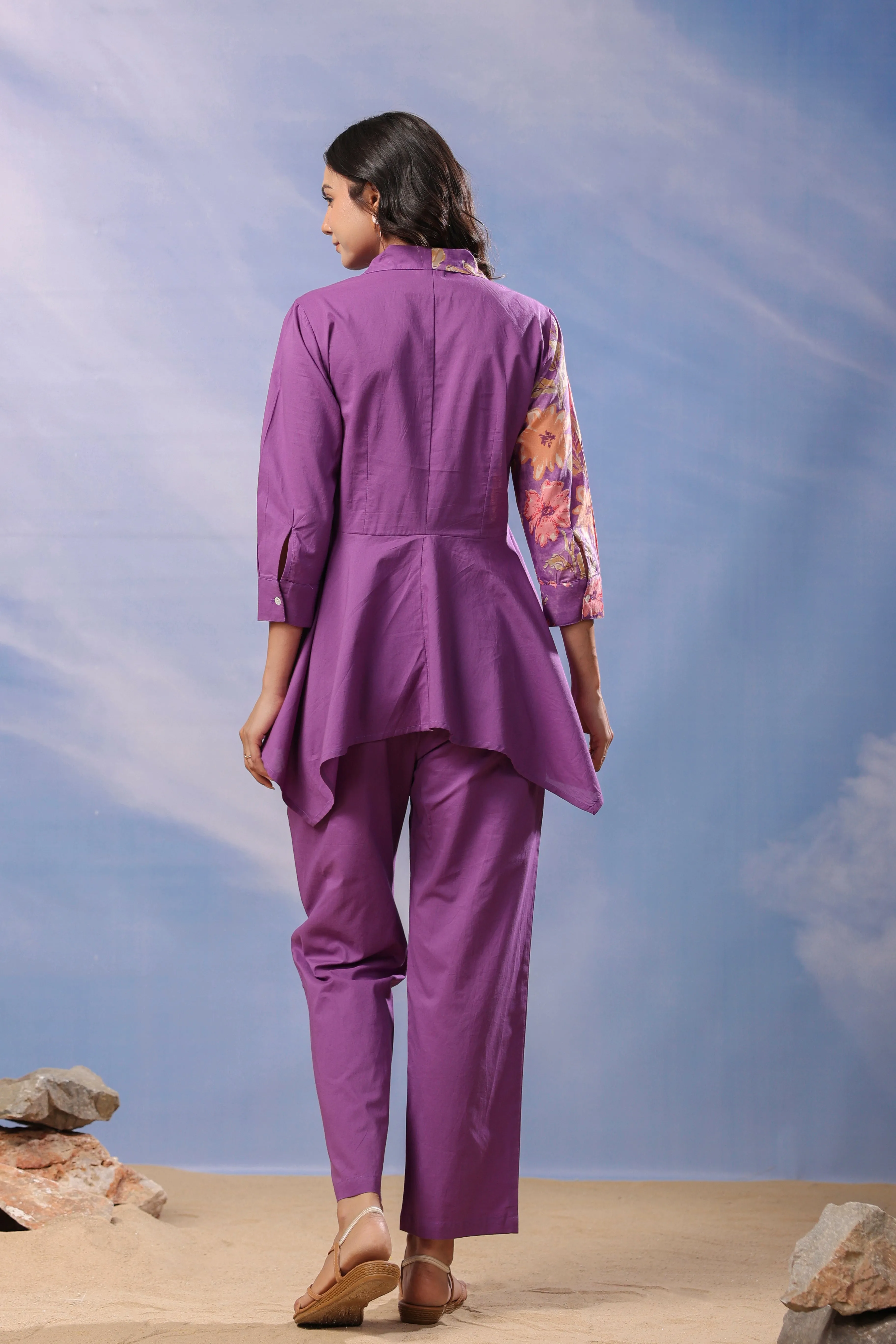 Vibrant Orchid Cotton Co Ord Set