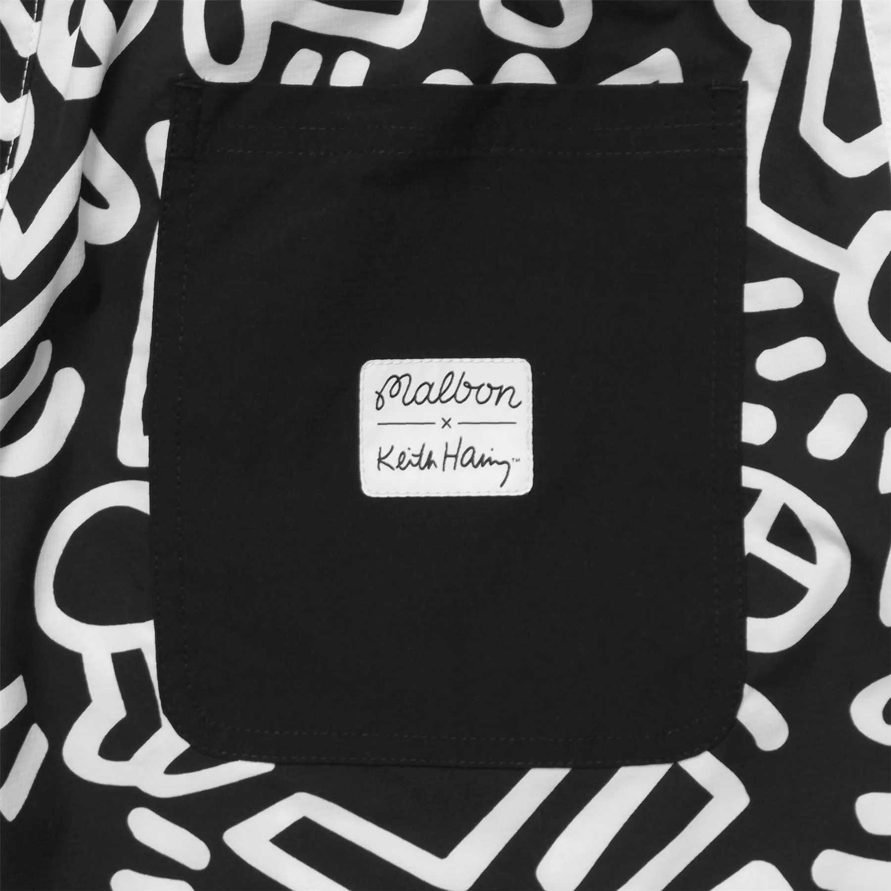 x Keith Haring Nylon Shorts Black - AW24