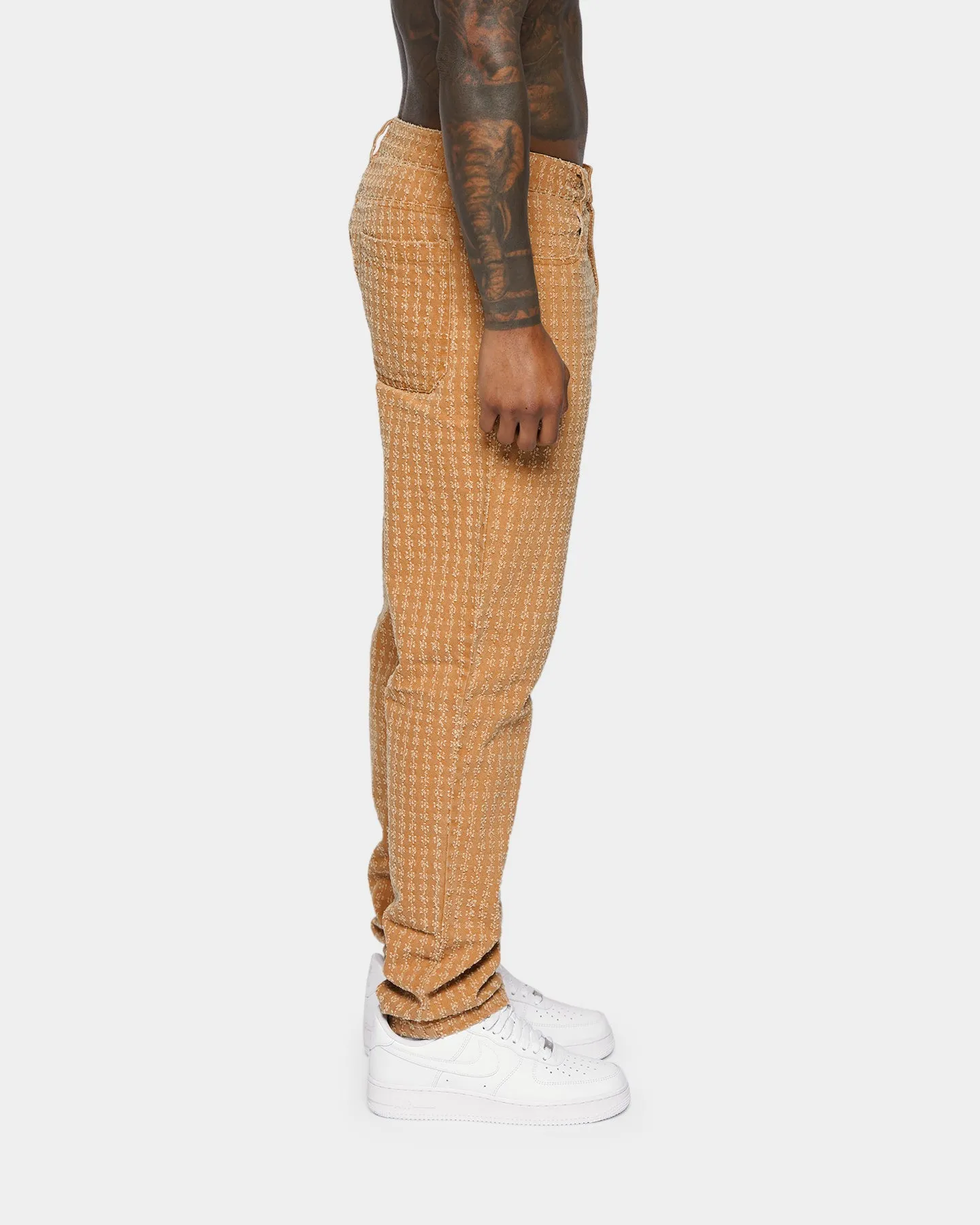 XXIII Nikhil Jacquard Jeans Toffee